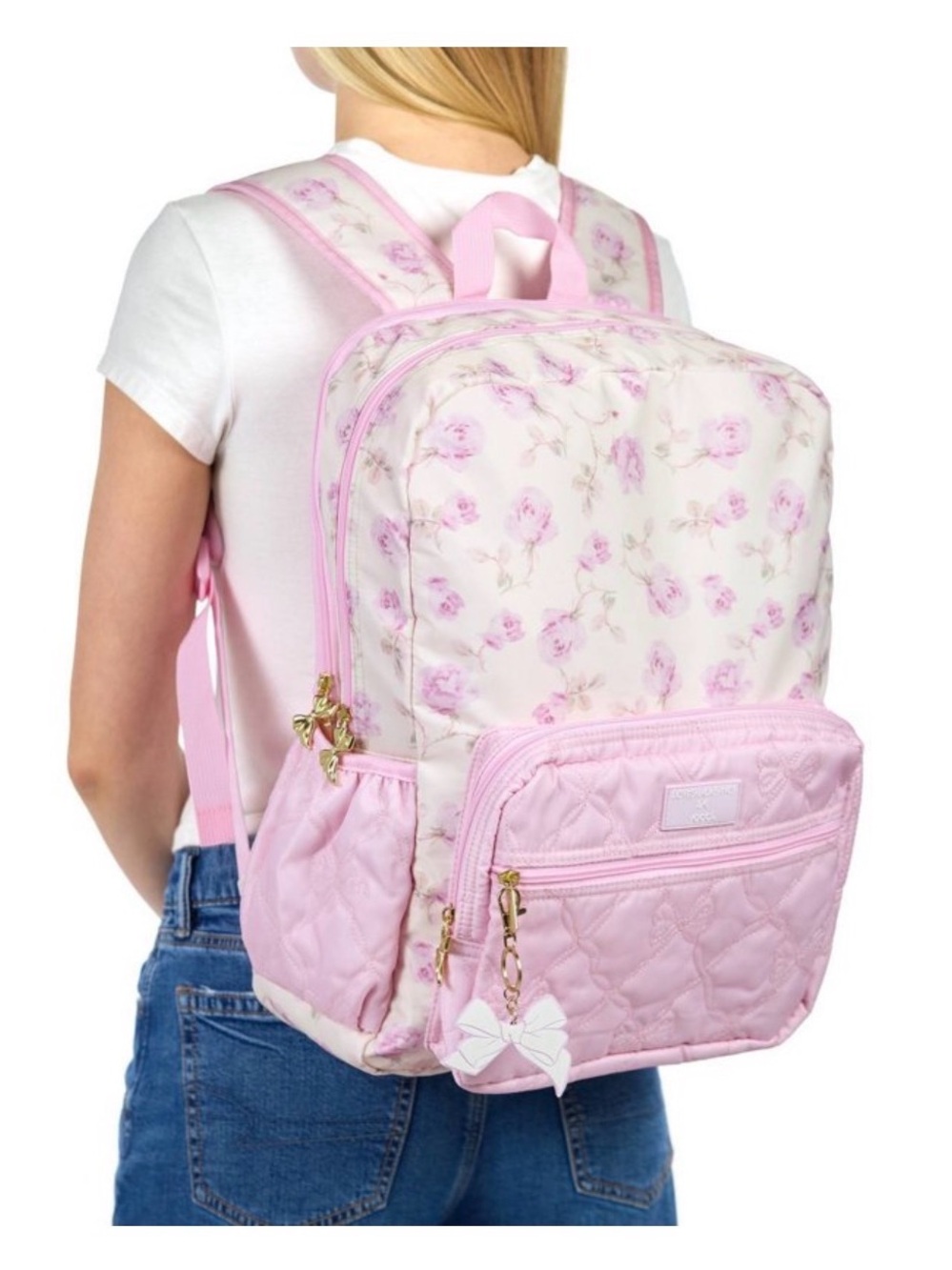 LoveShackFancy x Target Yoobi Ribbon Rosa Backpack - Picture 5 of 5